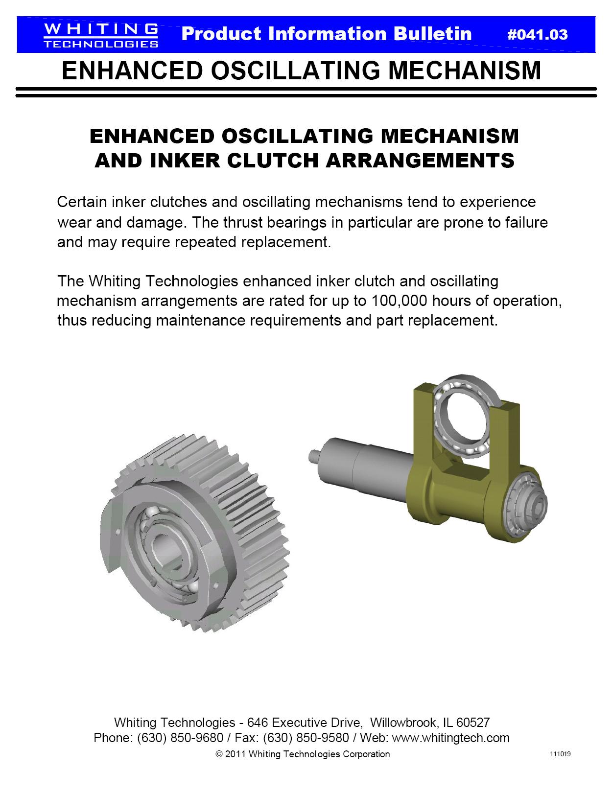 Enhanced Oscillating Mechanism